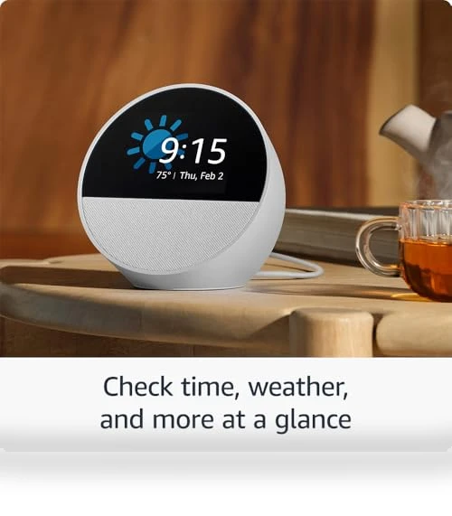 Smart Alarm Clock with Alexa, Big Vibrant Sound — Alarm, Amazon