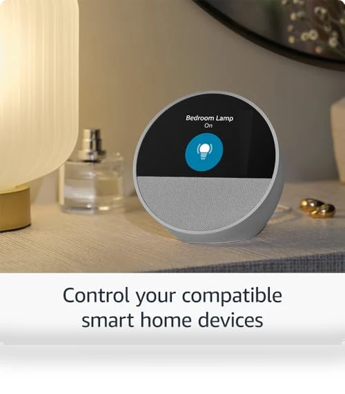 Smart Alarm Clock with Alexa, Big Vibrant Sound — Alarm, Amazon