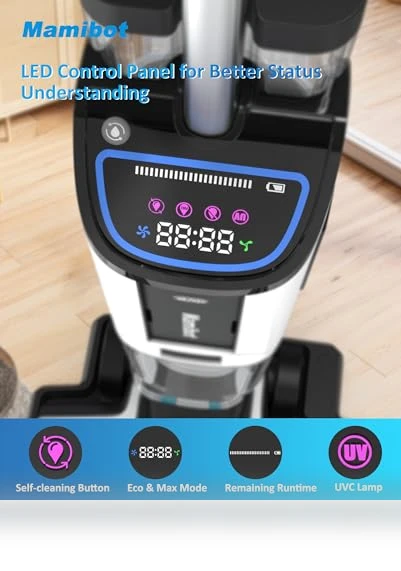 Smart Cordless Wet Dry Vacuum Cleaner and Mop with Self-Cleaning — Smart Cleaning Robots, Mamibot