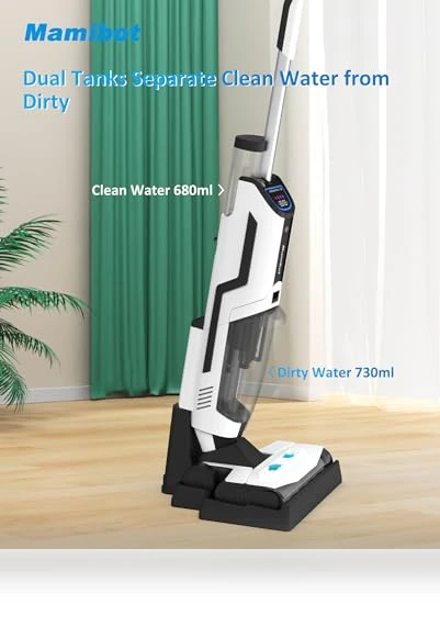 Smart Cordless Wet Dry Vacuum Cleaner and Mop with Self-Cleaning — Smart Cleaning Robots, Mamibot