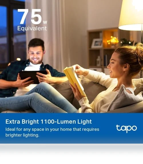Smart Light Bulbs 16M Colors WiFi, Dimmable, Matter-Certified — LED, Tapo