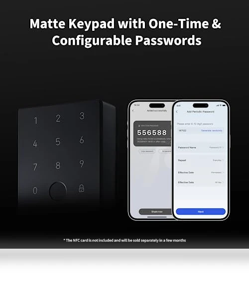 Smart Lock U100, Fingerprint Keyless Entry Door Lock with Apple Home Key — Smart Home Security, Aqara