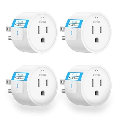 Smart Plug with WiFi Remote Control and Timer, Works with Alexa and Google Home — Smart Home Hubs & Controllers, EIGHTREE