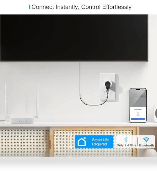 Smart Plug with WiFi Remote Control and Timer, Works with Alexa and Google Home — Smart Home Hubs & Controllers, EIGHTREE