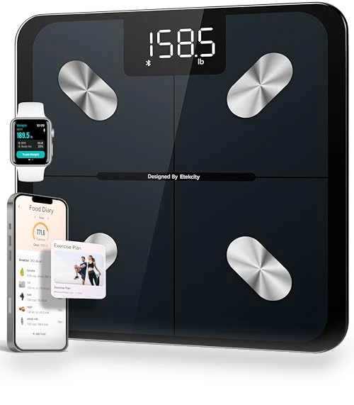 Smart Scale for Body Weight with BMI, Body Fat, Muscle Mass, Bluetooth Sync — Baby Scales, Etekcity