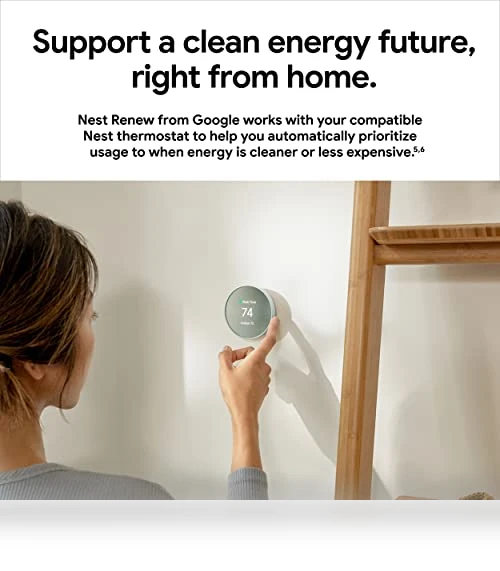Smart Thermostat for Home - Programmable Wifi Thermostat — Smart Climate Control, Google