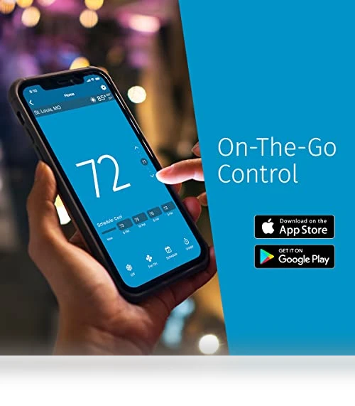 Smart Thermostat, Wi-Fi, Programmable, Works With Alexa, Energy Star Certified — Smart Climate Control, Emerson