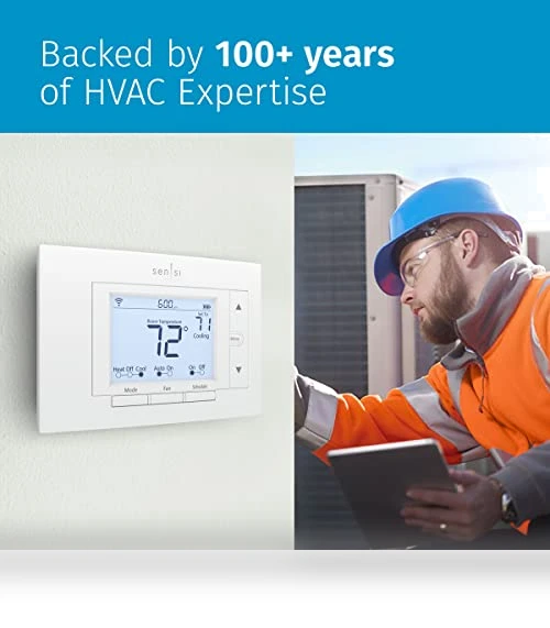 Smart Thermostat, Wi-Fi, Programmable, Works With Alexa, Energy Star Certified — Smart Climate Control, Emerson