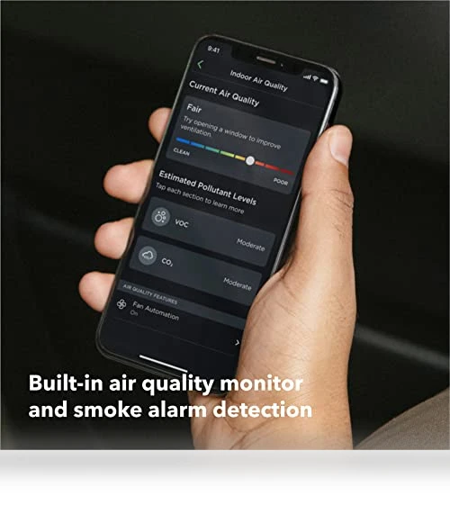 Smart Thermostat with Air Quality Monitor and Smart Sensor — Home Climate Control, ecobee