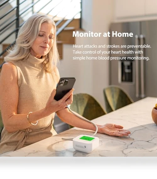 Smart Upper Arm Blood Pressure Monitor with Wide Range Cuff — Fitness & Activity Monitors, iHealth