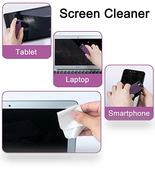 Touchscreen Cleaner Mist Spray Kit for Electronics — Screen Filters, walrfid