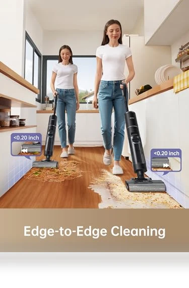 Wet Dry Vacuum Cleaner, Cordless Vacuum Mop All in One, Smart Floor Cleaner for Hard Floor — Sweepers, Dreame