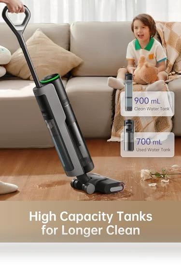 Wet Dry Vacuum Cleaner, Cordless Vacuum Mop All in One, Smart Floor Cleaner for Hard Floor — Sweepers, Dreame