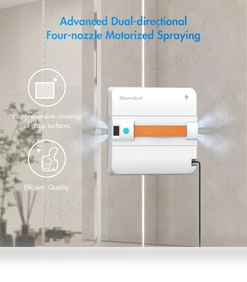 Window Cleaning Robot with Smart Spray Technology and App Control — Smart Cleaning Robots, Mamibot