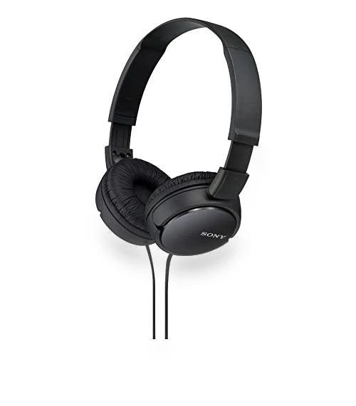 Wired On-Ear Headphones with 3.5mm Jack, Lightweight Design — On-Ear Headphones, Sony