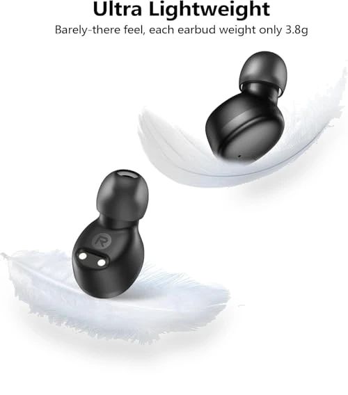 Wireless Earbuds Bluetooth 5.3 with Deep Bass, Lightweight for Sports — In-Ear Headphones, kurdene