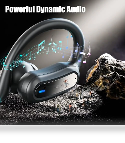 Wireless Earbuds Bluetooth 5.4 with IPX7 Waterproof, Noise Cancelling Mic — In-Ear Headphones, TRAUSI