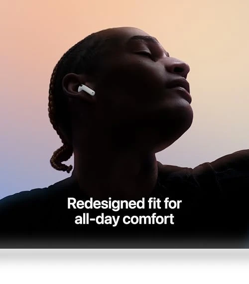 Wireless Earbuds with Active Noise Cancellation, Bluetooth Headphones, USB-C Charging Case — In-Ear Headphones, Apple