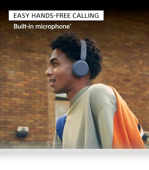 Wireless On-Ear Headphones with Microphone, Active Noise Cancellation — In-Ear Headphones, Sony