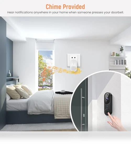 Wireless Smart Video Doorbell Camera with AI Human Detection — Kits, Shenzhen Puge Electronics Co., Ltd.