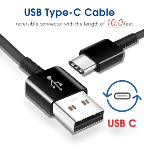 10FT Fast Charging USB C Cable & Wall Charger Block — Charging Solutions, JULAM