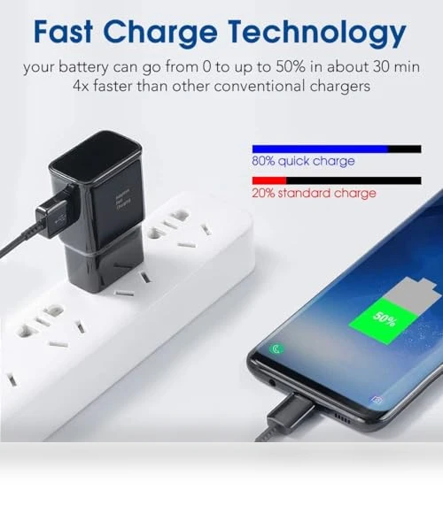 10FT Fast Charging USB C Cable & Wall Charger Block — Charging Solutions, JULAM