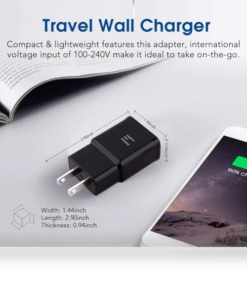 10FT Fast Charging USB C Cable & Wall Charger Block — Charging Solutions, JULAM