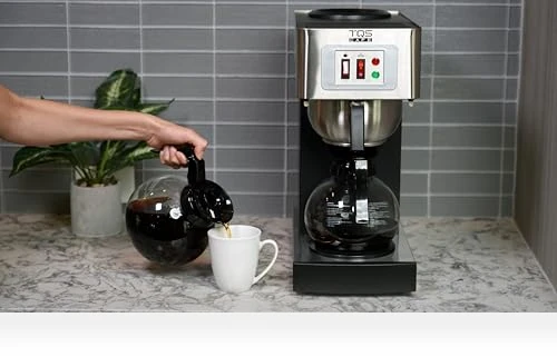 12-Cup Commercial Coffee Maker Stainless Steel - Double Coffee Machine — Coffee Makers, Existing Beauty