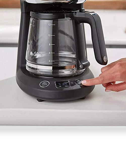 12-Cup Programmable Coffeemaker with Brew Now or Later Feature — Coffee Makers, Mr. Coffee