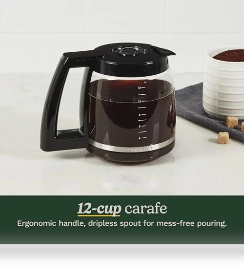 12-Cup Programmable Coffeemaker with Carafe — Beverage Warmers, Cuisinart