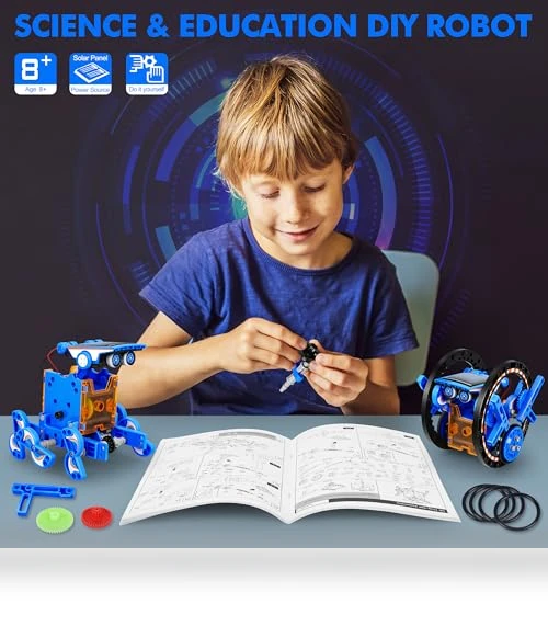 13-in-1 Education Solar Power Robots Toys for Kids — Solar Power, Bottleboom