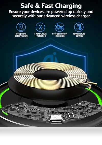 15W Max Fast Wireless Charging Pad — Chargers, TOZO