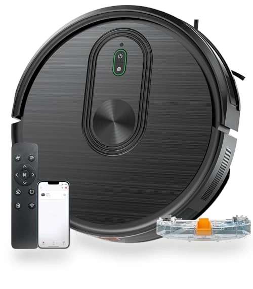 2 in 1 Robot Vacuum and Mop Combo with App Control, 3200Pa Suction, Self-Charging — Smart Cleaning Robots, XIEBro