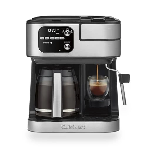 4-In-1 Coffee Machine, Single-Serve Coffee, Espresso & Nespresso Capsule Compatible, 12-Cup Carafe — Coffee & Espresso Combos, Cuisinart