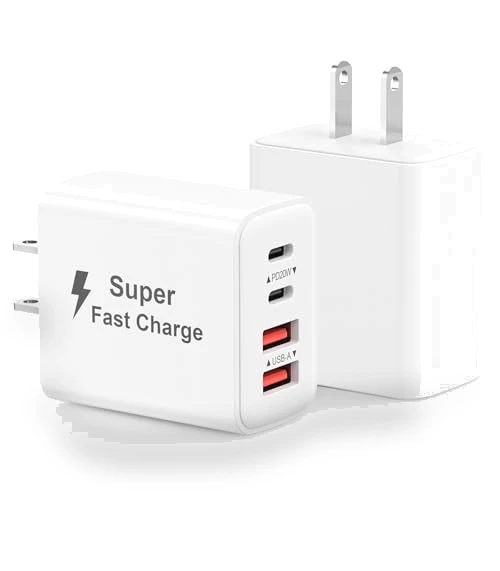 40W 4-Port USB C Fast Charger Block — Chargers, MateStar