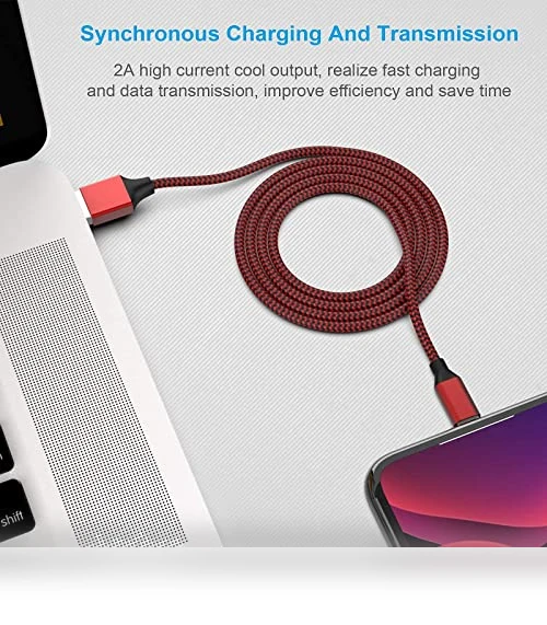6Pack Fast Charging Lightning Cable for iPhone — Lightning, MUXA