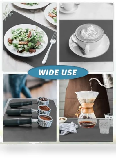 Coffee Mat Hide Stain Rubber Backed Absorbent Dish Drying Mat — Doormats, AMOAMI
