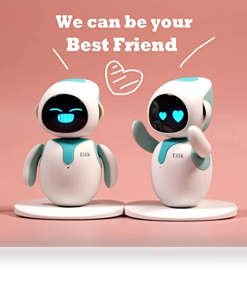 Cute Robot Pets Toys with Emotions and Mini-Games — Interactive Animal Companions, Energize Lab