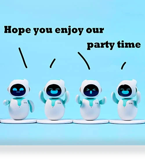 Cute Robot Pets Toys with Emotions and Mini-Games — Interactive Animal Companions, Energize Lab