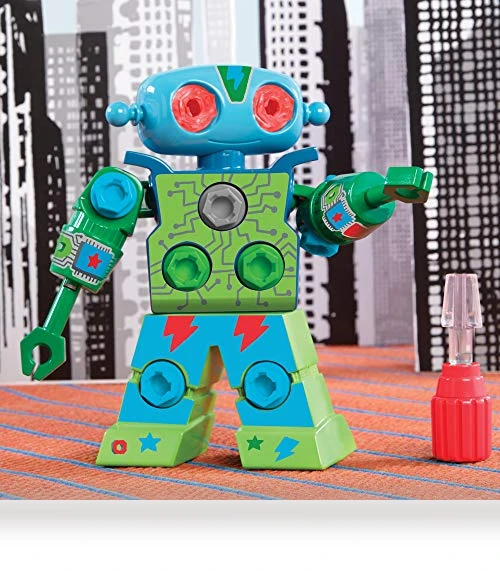Design & Drill Robot Take Apart Toy, 23-Pieces, Preschool STEM Toy — Construction Kits, Educational Insights