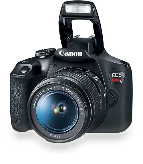 DSLR Camera Bundle with 18-55mm Lens, Wide Angle & Telephoto Lenses, Memory Cards & Accessories — Accessory Kits, Canon