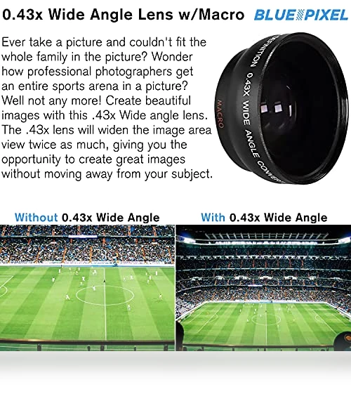 DSLR Camera Bundle with 18-55mm Lens, Wide Angle & Telephoto Lenses, Memory Cards & Accessories — Accessory Kits, Canon