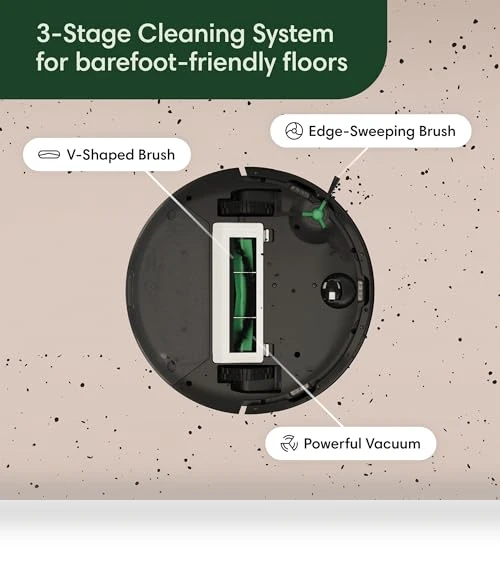 Essential Robot Vacuum with AutoEmpty Dock, 3 Suction Levels, and Smart Navigation — Smart Cleaning Robots, iRobot
