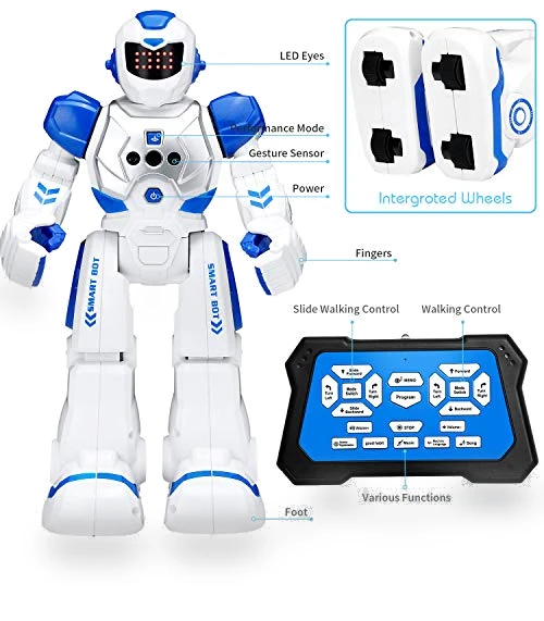 Gesture Sensing RC Robot Toy for Kids — Interactive Figures & Robots, KingsDragon