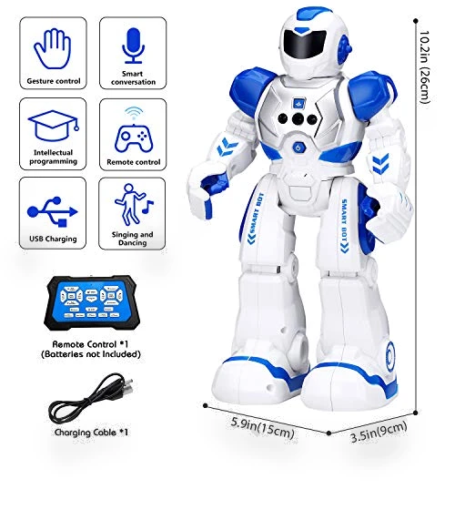 Gesture Sensing RC Robot Toy for Kids — Interactive Figures & Robots, KingsDragon