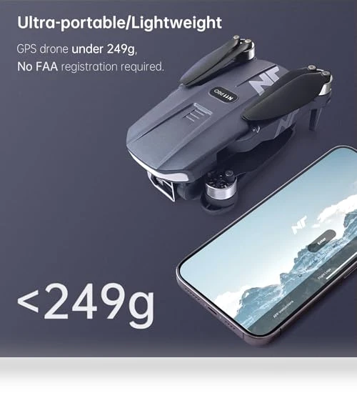 GPS Drone with Camera 4K UHD, 90 Min Flight Time, Auto Return, Follow Me — Drones, NAFYRE