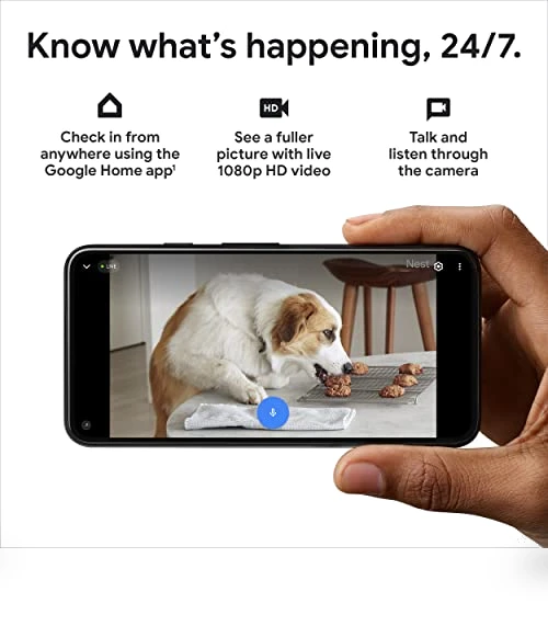 Indoor Security Camera 1080p with Night Vision — Security Cameras, Google