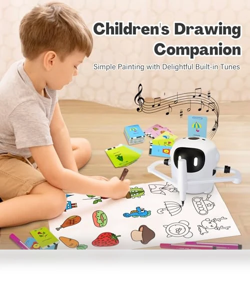Interactive Drawing Robot for Kids with 150 Cards — Interactive Learning Devices, RIVGOT