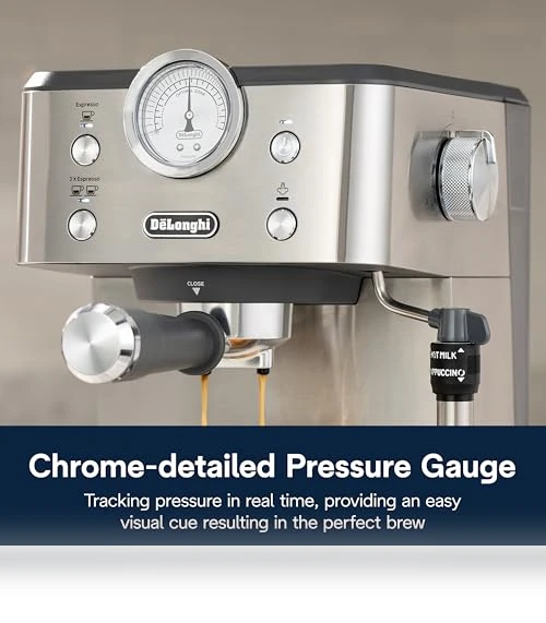 Linea Classic Espresso Machine with Thermoblock Technology — Coffee & Espresso Combos, De'Longhi