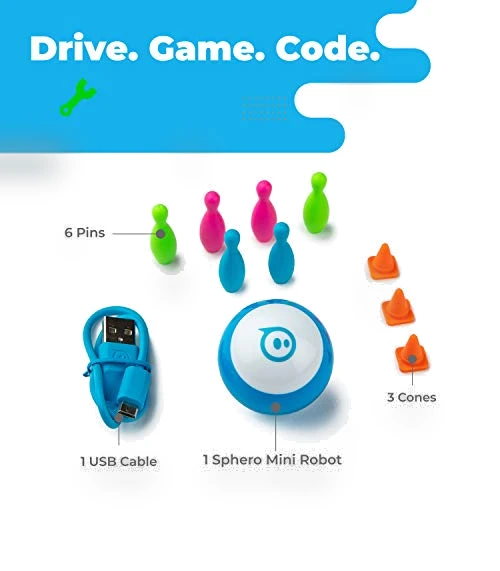 Mini Coding Robot Ball - Educational STEM Toy for Kids and Teens — Interactive Figures & Robots, Sphero